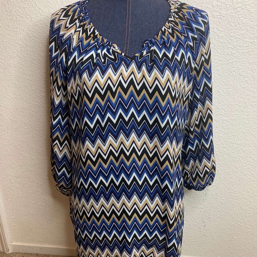Dress Barn Chevron Tunic